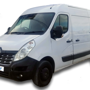 Renault Master Furgón L2H2 3300 dCi 130CV Euro 6 blanca de segunda mano en Zaragoza – vista lateral y zona de carga