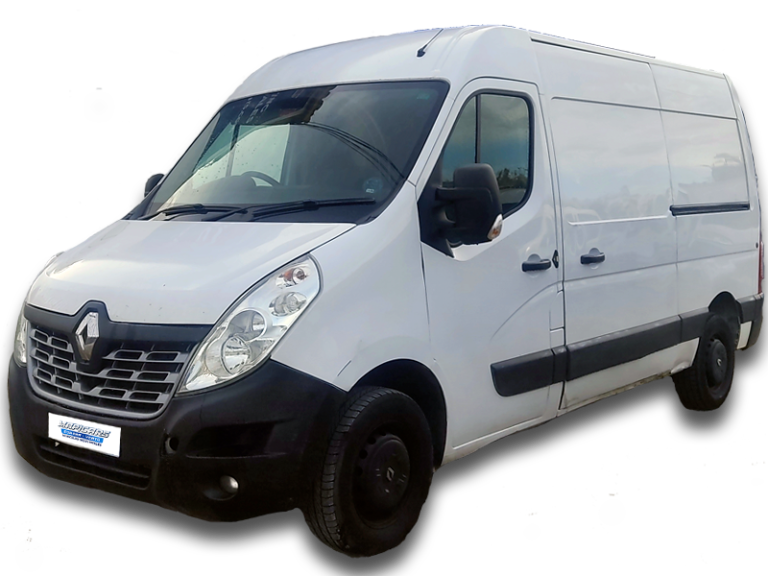 Renault Master Furgón L2H2 3300 dCi 130CV Euro 6 blanca de segunda mano en Zaragoza – vista lateral y zona de carga