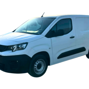 Vista lateral izquierda de la peugeot partner standard 1.5 BlueHDi 2020 en formato PNG sin fondo – Mapicars Zaragoza