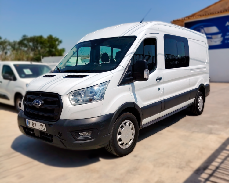 FORD Transit DC 2.0 EcoBlue Hybrid 130 de segunda mano 2022 Mapicars