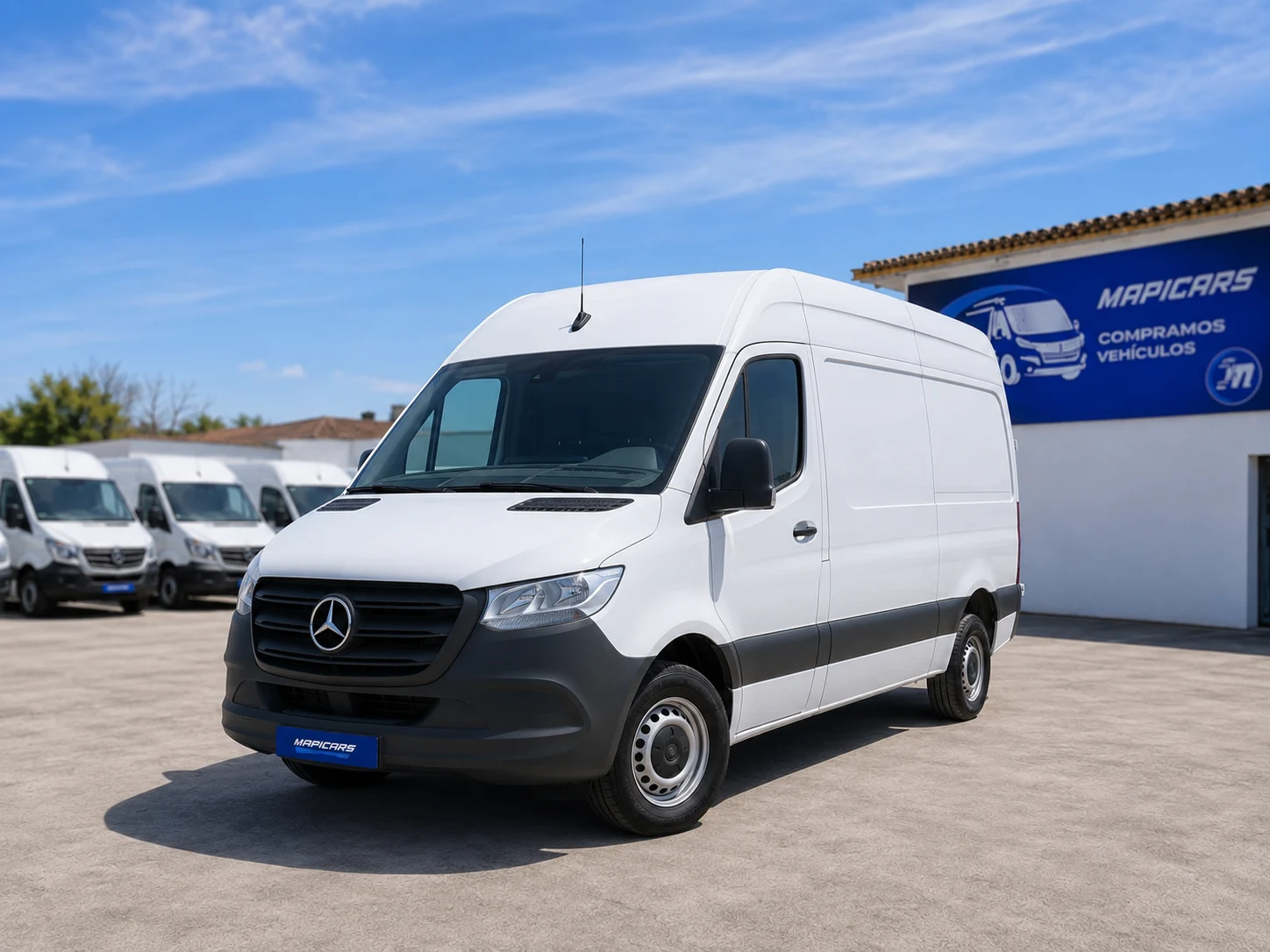 Mercedes Sprinter furgón grande de segunda mano en Mapicars